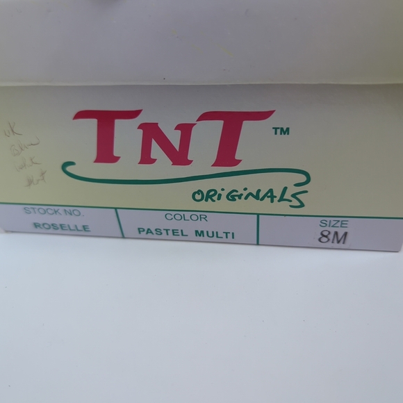 TNT Originals Womens Roselle Pastel Multi Dress Platform Heels Evening 8M - Picture 7 of 15